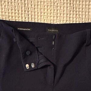 Talbots Dark Navy Blue Women's Southampton  Trousers